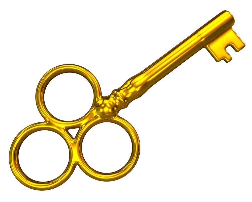 Golden key for education is the key.