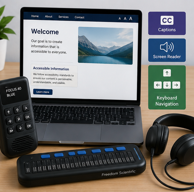 Digital accessibility tools helping people access information